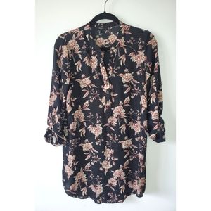 Forever 21 floral dress shirt